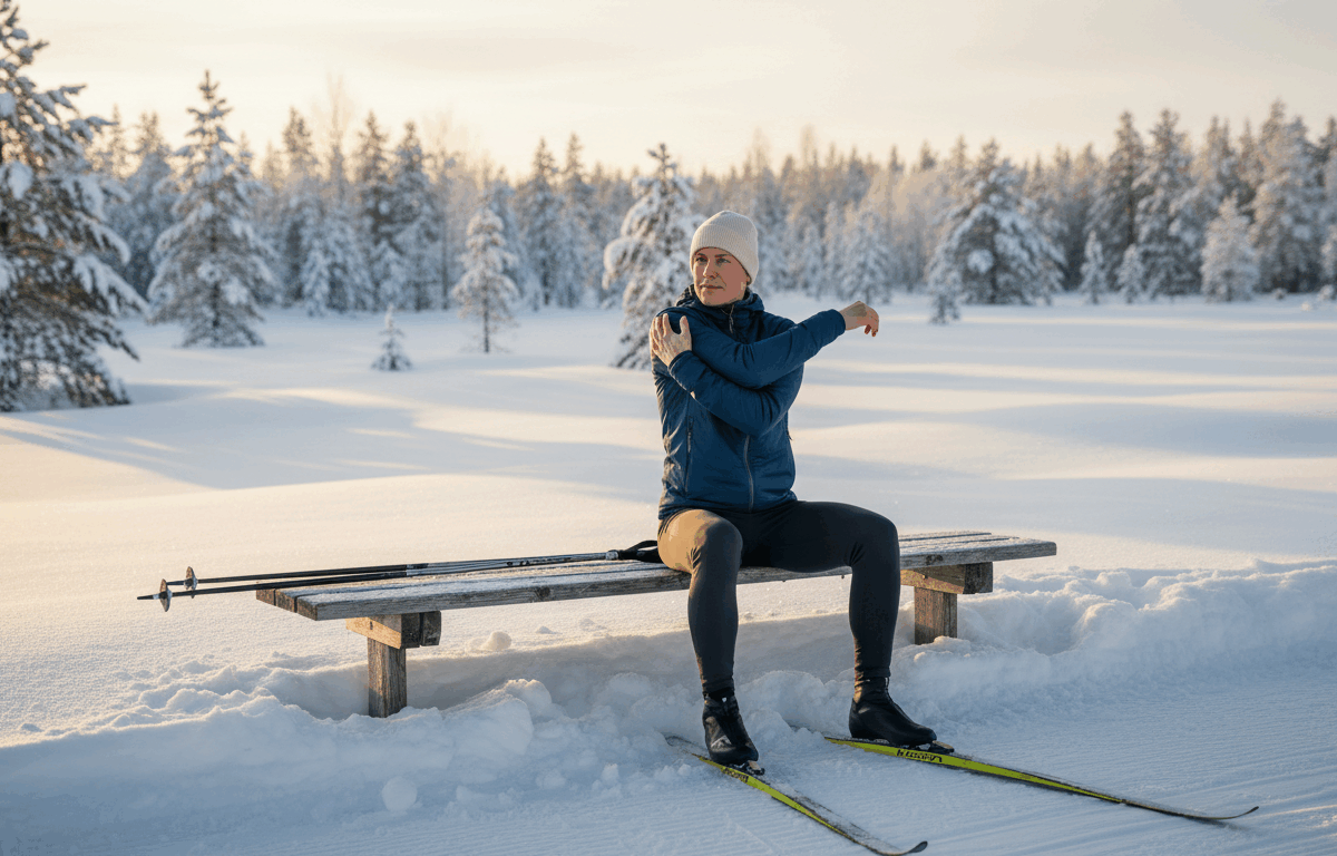 Skadeförebyggande träning hjälper dig klara skidresan utan skador.