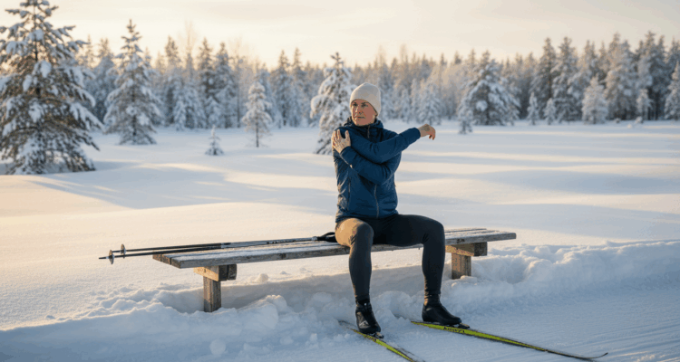 Skadeförebyggande träning hjälper dig klara skidresan utan skador.